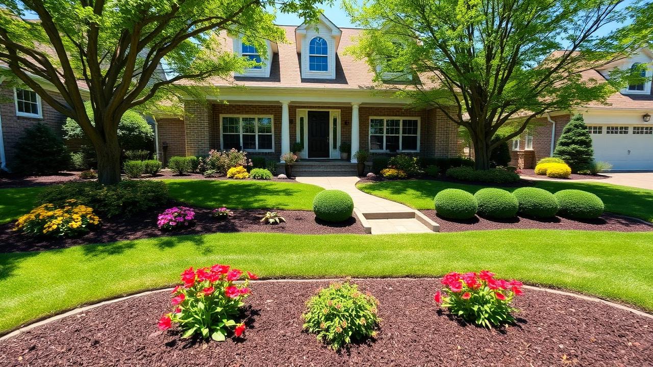 Front yard curb appeal after